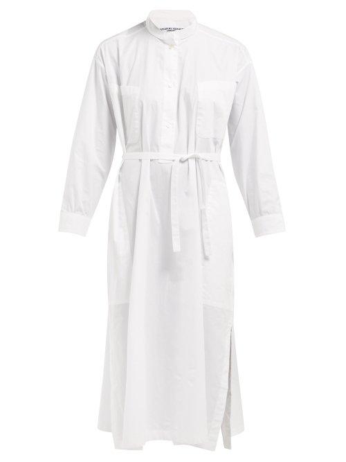 Matchesfashion.com Katharine Hamnett London - Kath Cotton Midi Dress - Womens - White