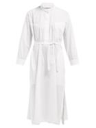Matchesfashion.com Katharine Hamnett London - Kath Cotton Midi Dress - Womens - White