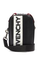 Matchesfashion.com Givenchy - Mc3 Logo Appliqu Leather Cross Body Bag - Mens - White Black