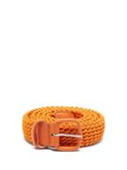 Charvet - Woven Elasticated Belt - Mens - Orange