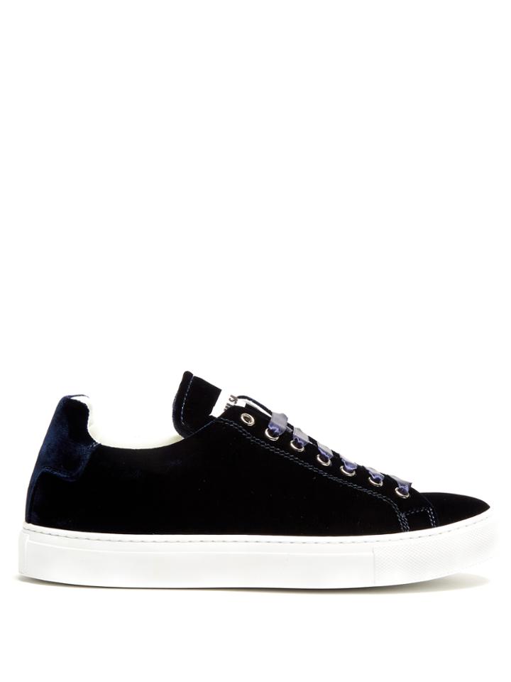 Jil Sander Low-top Velvet Trainers