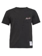Matchesfashion.com Satisfy - Run West Moth Eaten T Shirt - Mens - Black