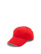 Matchesfashion.com Balenciaga - Europa! Embroidered Cotton Cap - Mens - Red