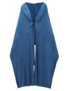 Matchesfashion.com Pleats Please Issey Miyake - Tech-pleated Scarf Cape - Womens - Blue