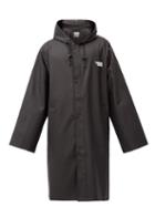 Matchesfashion.com Vetements - Limited Edition-print Pvc Raincoat - Mens - Black