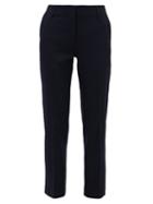 Matchesfashion.com Raey - Slim-leg Wool-blend Trousers - Womens - Navy