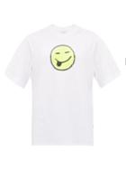Matchesfashion.com Natasha Zinko - Emoji Print Cotton Jersey T Shirt - Womens - White