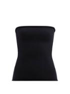 Extreme Cashmere - No.180 Rolled-edge Stretch-cashmere Bandeau Top - Womens - Navy