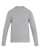 Matchesfashion.com Craig Green - Crew Neck Ribbed Wool Blend Knit Sweater - Mens - Grey
