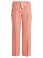 Miu Miu Mid-rise Wool-blend Cropped Trousers