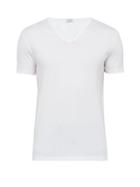 Matchesfashion.com Zimmerli - Pure Comfort V Neck Cotton T Shirt - Mens - White