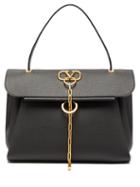 Matchesfashion.com Valentino - V Chain Medium Leather Bag - Womens - Black