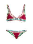 Kiini Coco Crochet-trimmed Triangle Bikini