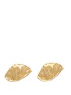 Matchesfashion.com Misho - Crinkle Gold Plated Stud Earrings - Womens - Gold