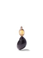 Ladies Fine Jewellery Dezso - Citrine & 18kt Rose-gold Single Earring - Womens - Black Multi