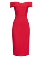Roland Mouret Belvedere Off-the-shoulder Dress
