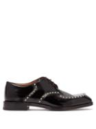 Matchesfashion.com Christian Louboutin - What A Man Studded Leather Brogues - Mens - Black