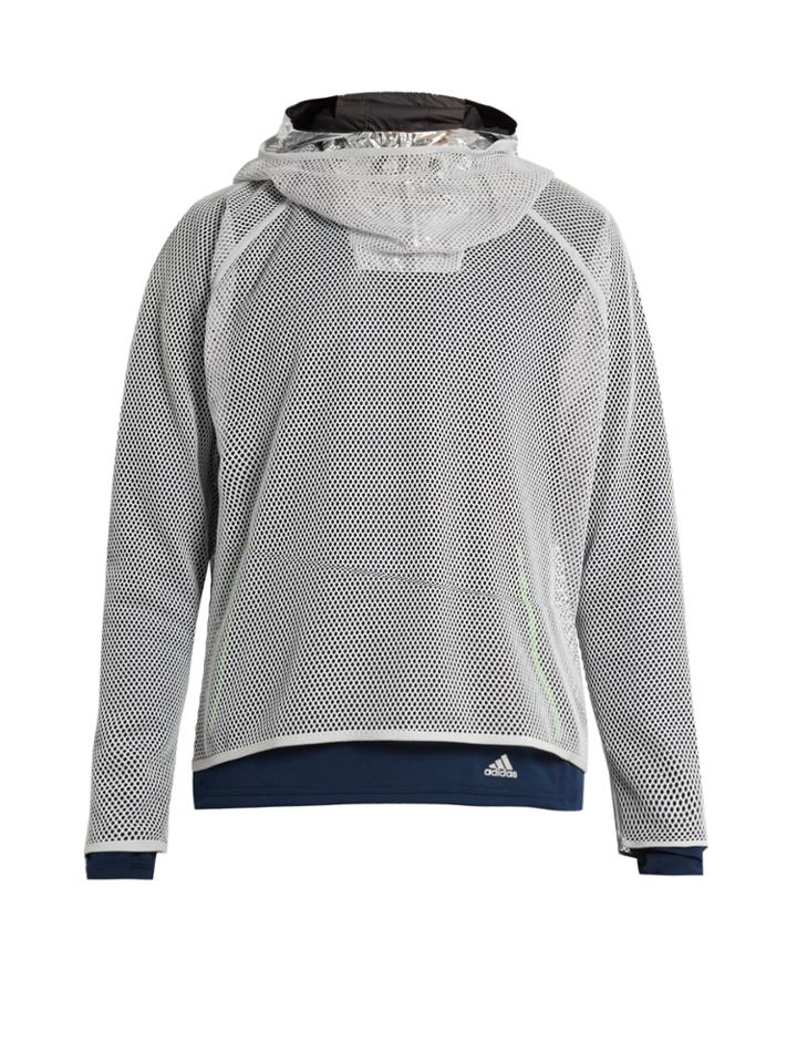 Adidas By Kolor Mesh And Foil Hoodie