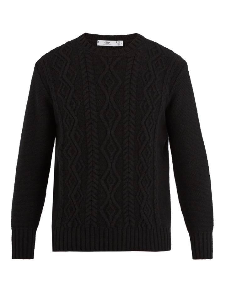 Inis Meáin Aran Cable-knit Wool Sweater
