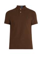 Matchesfashion.com Polo Ralph Lauren - Cotton Piqu Polo Shirt - Mens - Brown