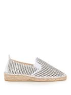 Prism Perforated Leather Espadrilles