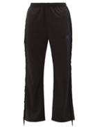 Needles - Fringed Boot-cut Jersey Track Pants - Mens - Black