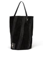 Matchesfashion.com Proenza Schouler - Hex Large Suede Bucket Bag - Womens - Black