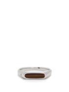 Matchesfashion.com Tom Wood - Mario Tiger'e Eye & Sterling-silver Ring - Mens - Silver