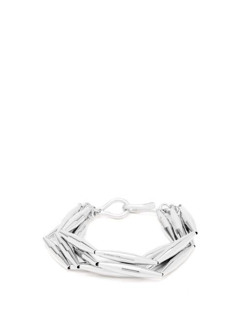 Matchesfashion.com Tohum - Maia Sterling Silver-plated Bracelet - Womens - Silver