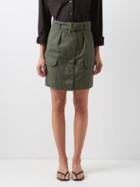Weekend Max Mara - Fiero Skirt - Womens - Dark Green
