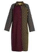 Duro Olowu Reversible Polka-dot Intarsia-knit Wool Coat