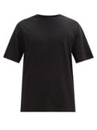 Matchesfashion.com Raey - Slubby Cotton-jersey T-shirt - Mens - Black