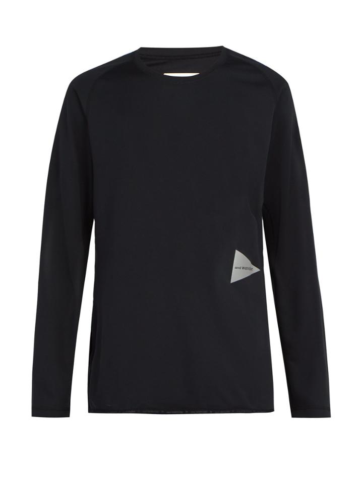 And Wander Long-sleeved Jersey T-shirt