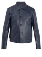 Prada Point-collar Leather Jacket