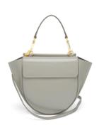 Matchesfashion.com Wandler - Hortensia Mini Crocodile Effect Leather Bag - Womens - Grey