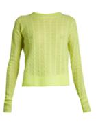 Sies Marjan Casey Cable-knit Cashmere Sweater