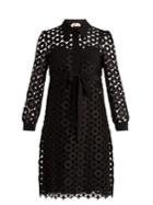 No. 21 Embroidered-lace Shirtdress