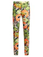 Gucci Floral-print Slim-leg Wool-blend Trousers