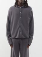 Extreme Cashmere - Jim Stretch-cashmere Cardigan - Mens - Dark Grey