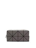 Matchesfashion.com Bao Bao Issey Miyake - Lucent Frost Boxy Pvc Pouch - Womens - Dark Grey