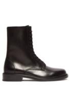 Matchesfashion.com Saint Laurent - Timothy Lace Up Leather Boots - Mens - Black