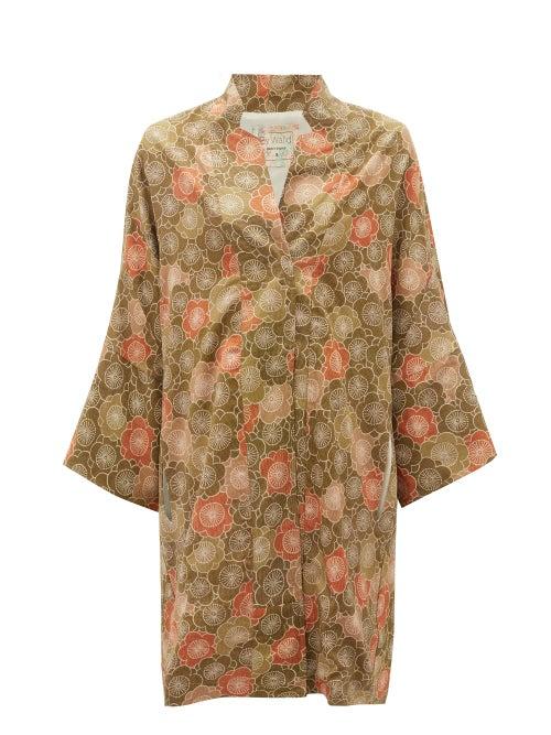 Matchesfashion.com By Walid - Jasemine Vintage Silk Jacket - Womens - Red Print