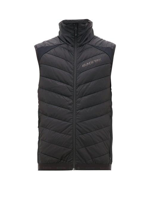 Matchesfashion.com Blackyak - Selembu Quilted Shell Gilet - Mens - Black