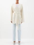 Raey - Responsible-cashmere Patch Pocket Cardigan - Womens - Ivory
