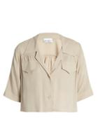 Raey Crepe Cropped Shirt