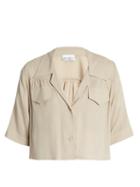 Raey Crepe Cropped Shirt