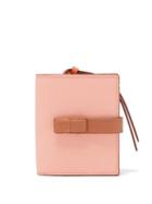 Loewe - Grained-leather Wallet - Womens - Pink