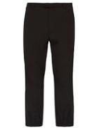Matchesfashion.com Prada - Hammered Nylon Zipped Cuff Trousers - Mens - Black