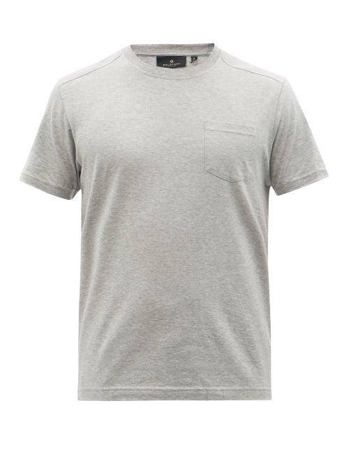 Belstaff - Thom 2.0 Cotton-jersey T-shirt - Mens - Grey