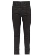 Matchesfashion.com Rick Owens Drkshdw - Detroit Slim Fit Coated Jeans - Mens - Black